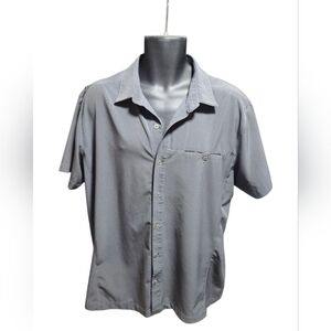 Kuhl, Born In The Mountains,  Men's Short Sleeve Button-Up Shirt - Gray